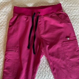 FIGS Yola Skinny Scrub Pants - Hot Pink - Women’s - XS